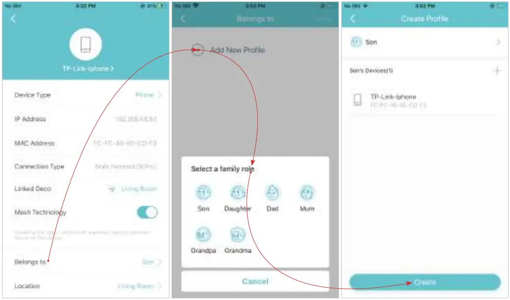 tp link B0BVSWT75T AXE5400 Tri Band Mesh Wi Fi 6E System - FIGURE 15