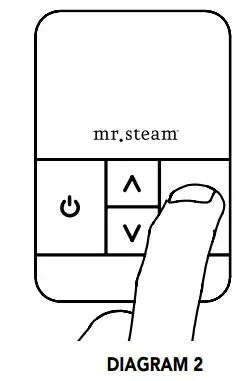 mr steam iTEMPO and iTEMPOPLUS Controls - Step8