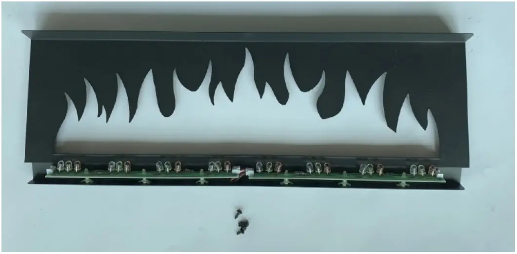 Remii Classic Slim Electric Fireplace - LED strip