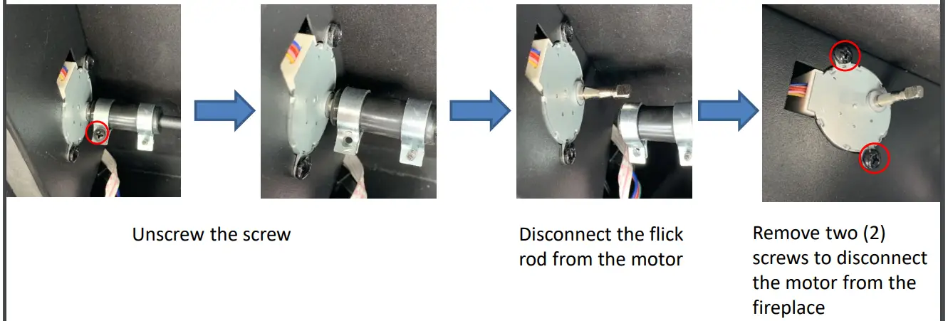 Remii Classic Slim Electric Fireplace - Unscrew