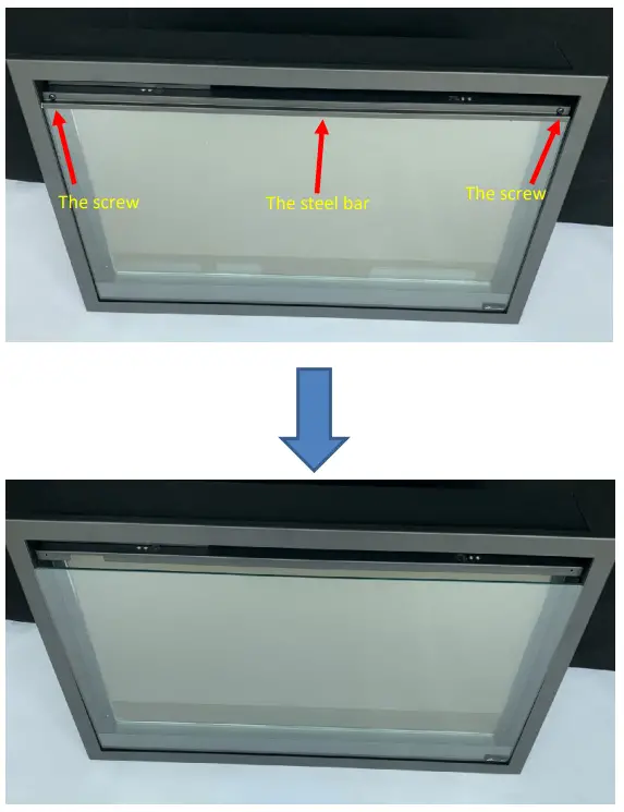 Remii Classic Slim Electric Fireplace - glass panel