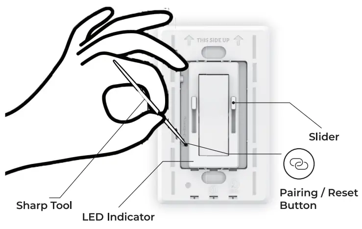 AMBIEN TECH WARM WSx SA Wall Switch Sensor - slider