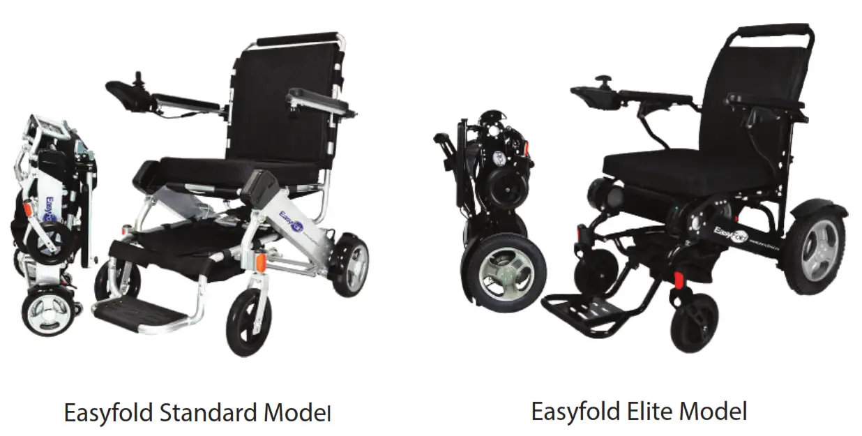 EasyFold Elite Intelligent Folding Wheelchair - Standard