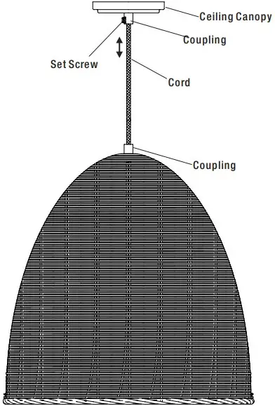 Adjusting the cord length