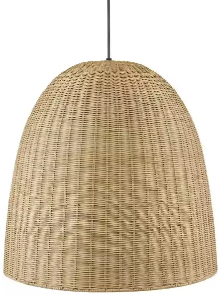 HAMPTON BAY HD5887C3 Highler 1 Light Matte Black Pendant
