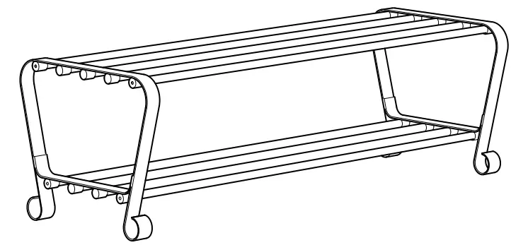 IKEA 600 997 91 PORTIS Shoe Rack 