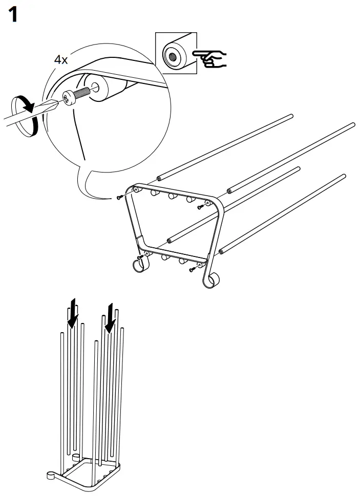 IKEA 600 997 91 PORTIS Shoe Rack  - Figure 1