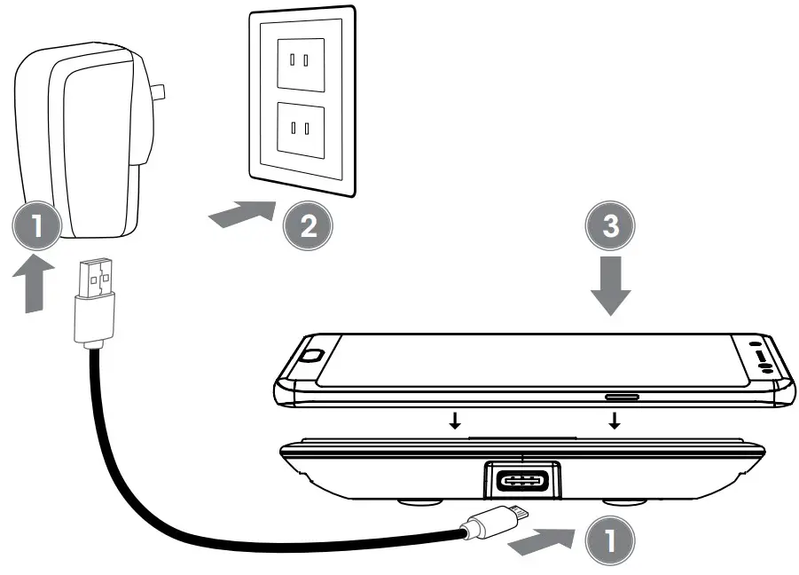 manhattan 406024 Fast Wireless Charging Pad 15W