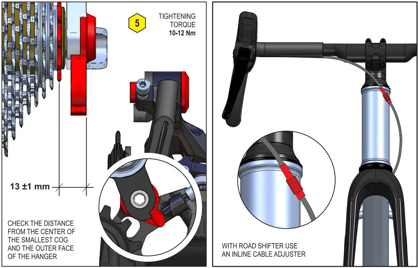 Ingrid Bike RD1 Road Rear Derailleur Instruction Manual - Derailleur Installation