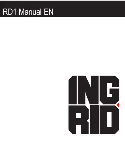 Ingrid Bike RD1 Road Rear Derailleur Instruction Manual