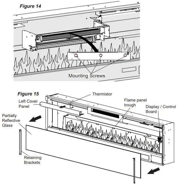 Dimplex BLF7451 Prism Electric Fireplace - Retaining 1