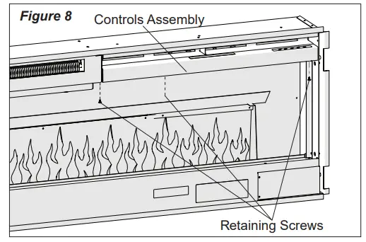 Dimplex BLF7451 Prism Electric Fireplace - Retaining Screws