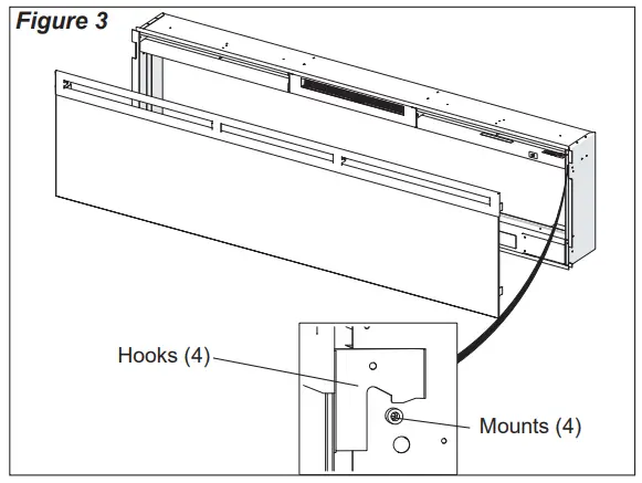 Dimplex BLF7451 Prism Electric Fireplace - Table