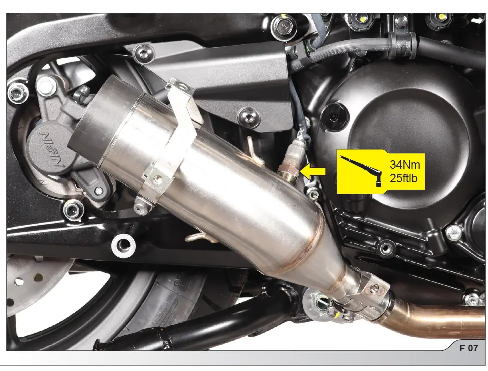 AKRAPOVIC ADV350 Optional Heat Shield 12