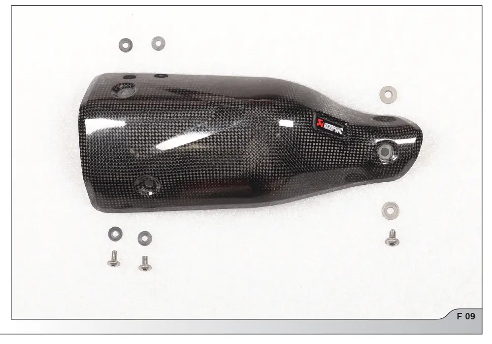 AKRAPOVIC ADV350 Optional Heat Shield 14