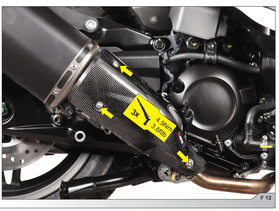 AKRAPOVIC ADV350 Optional Heat Shield 17