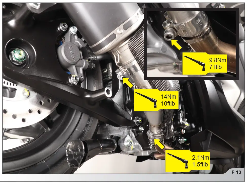 AKRAPOVIC ADV350 Optional Heat Shield 17