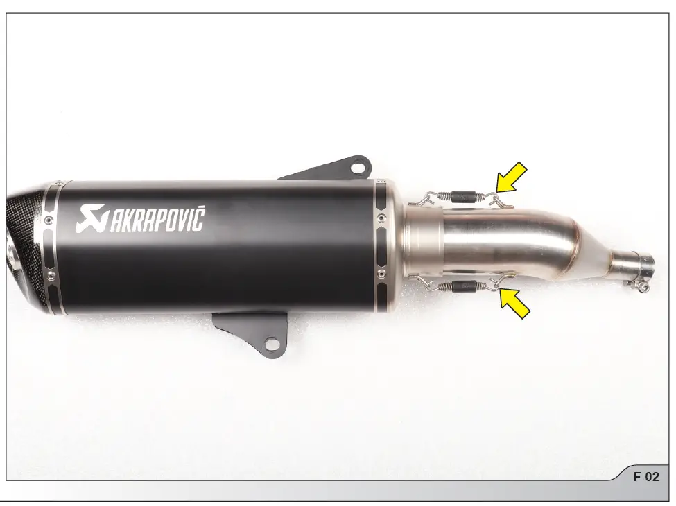 AKRAPOVIC ADV350 Optional Heat Shield 7