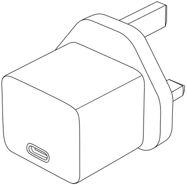 hama 73210290 25W USB C UK Fast Charger A1