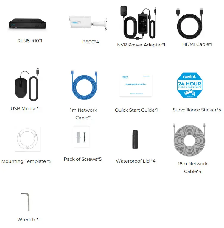 reolink RLK8 800B4 4K Ultra HD Security System with Smart Detection - fig3