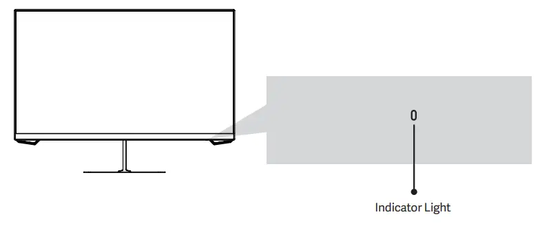 OVERSTEEL 24VF16K Krypto Series Gaming Monitor - lndicator Light