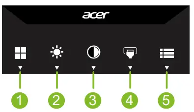 acer RL242Y LCD Monitor - Audio Model1