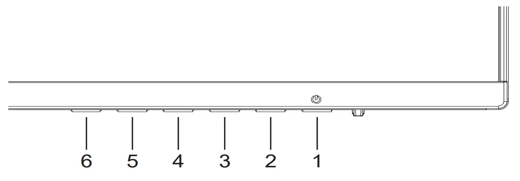 acer RL242Y LCD Monitor - Controls