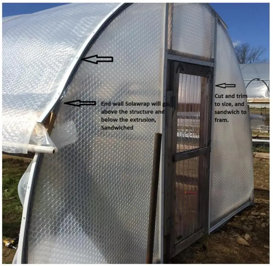 ACF Greenhouses Solawrap UV Greenhouse Bubble Plastic Film - Figure 3