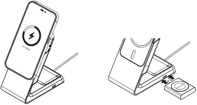 ALOGIC Matrix 3 in 1 Universal Magnetic Charging Dock D3a