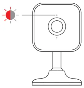 Xbro XC100 Security Camera and Baby Monitor - Light Flashes