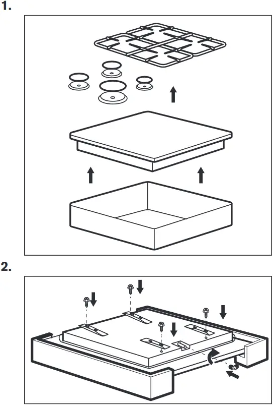 ZANUSSI ZGNN752X, ZGNN755X Gas Hob - fig 7