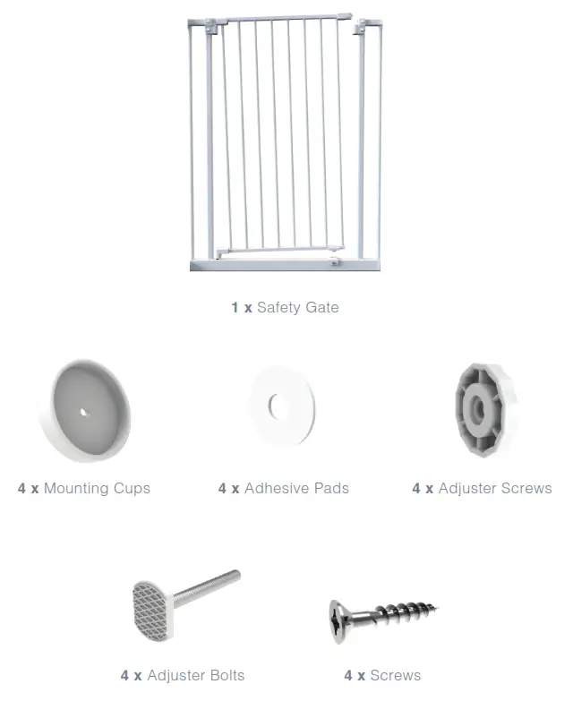 Perma 2777 Extra Tall Easy Fit Baby Gate - fig