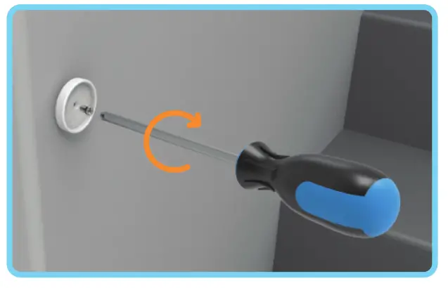 Perma 2777 Extra Tall Easy Fit Baby Gate - screwdriver