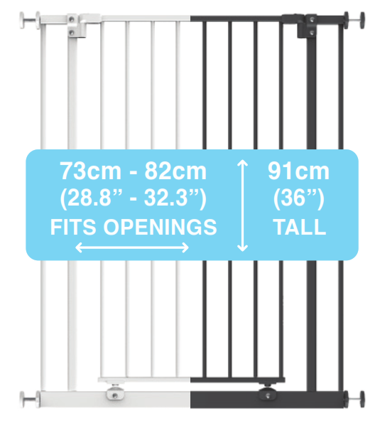 Perma 2777 Extra Tall Easy Fit Baby Gate