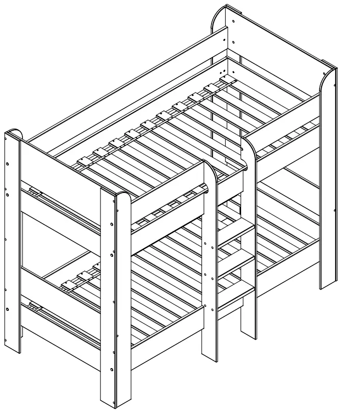 Little Trading Co L5479 Paddington Bunk Bed