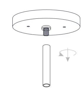 QUOIZEL QSF5632MBK Cedar Park 4 Light Matte Black Semi Flush Mount Ceiling Light - Candle Cover