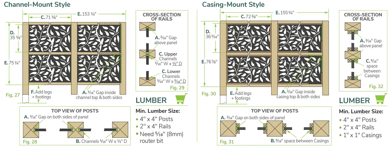 DESIGN-VU 36X72 Inch Panels Outdoor Panels - Fig 19