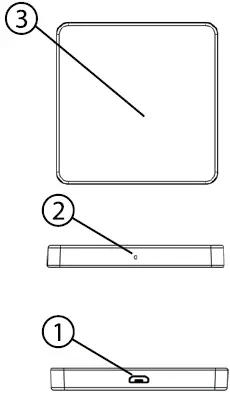 PCNA SM-2830 Square Wireless Charging Pad 01