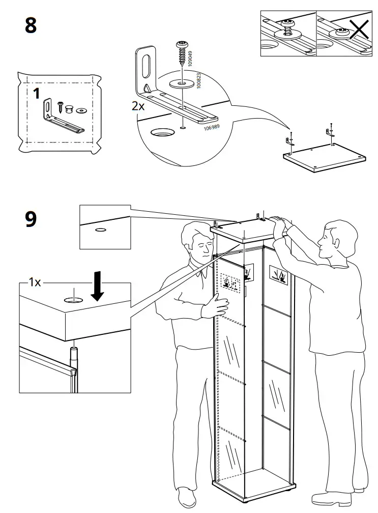 IKEA DETOLF Glass Door Cabinet - fig 10