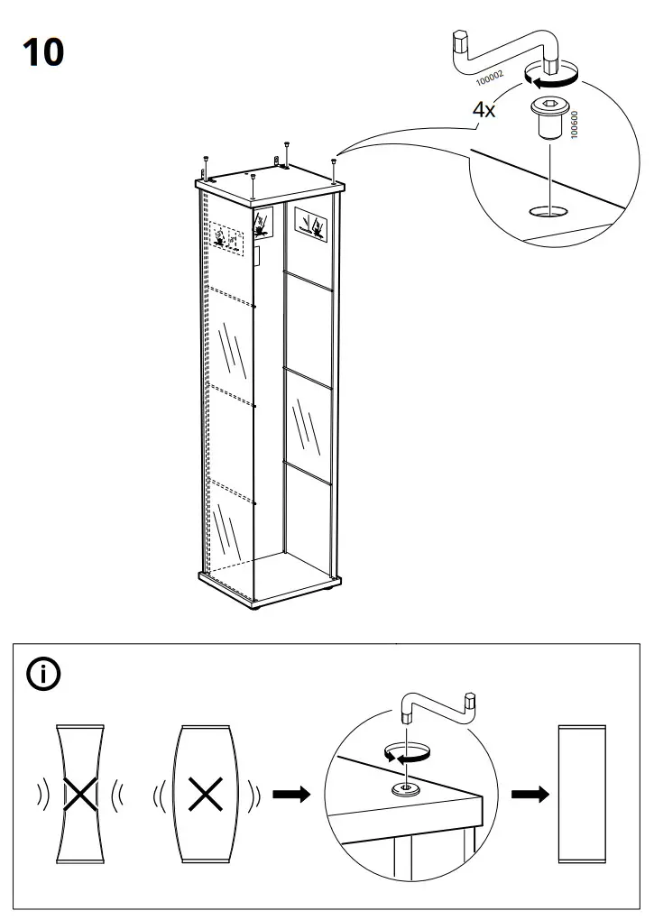 IKEA DETOLF Glass Door Cabinet - fig 11