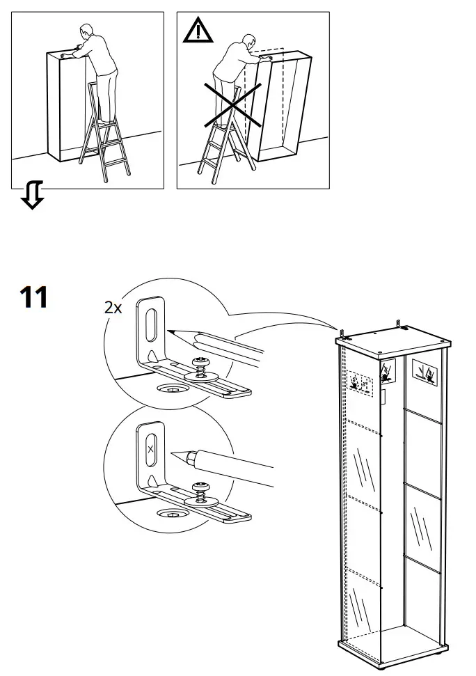 IKEA DETOLF Glass Door Cabinet - fig 12