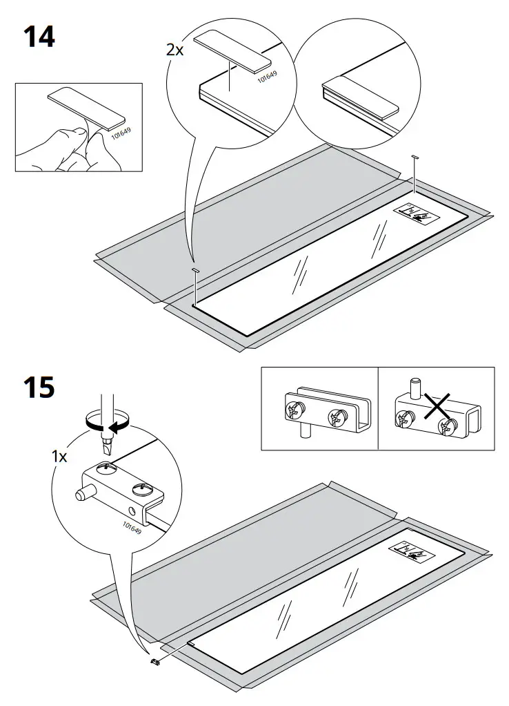 IKEA DETOLF Glass Door Cabinet - fig 15