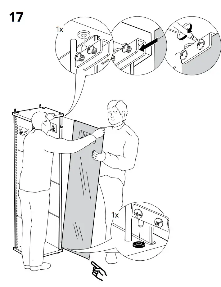IKEA DETOLF Glass Door Cabinet - fig 17