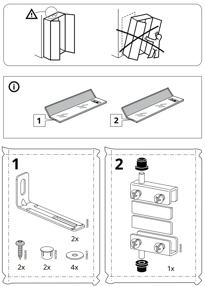 IKEA DETOLF Glass Door Cabinet - fig 2