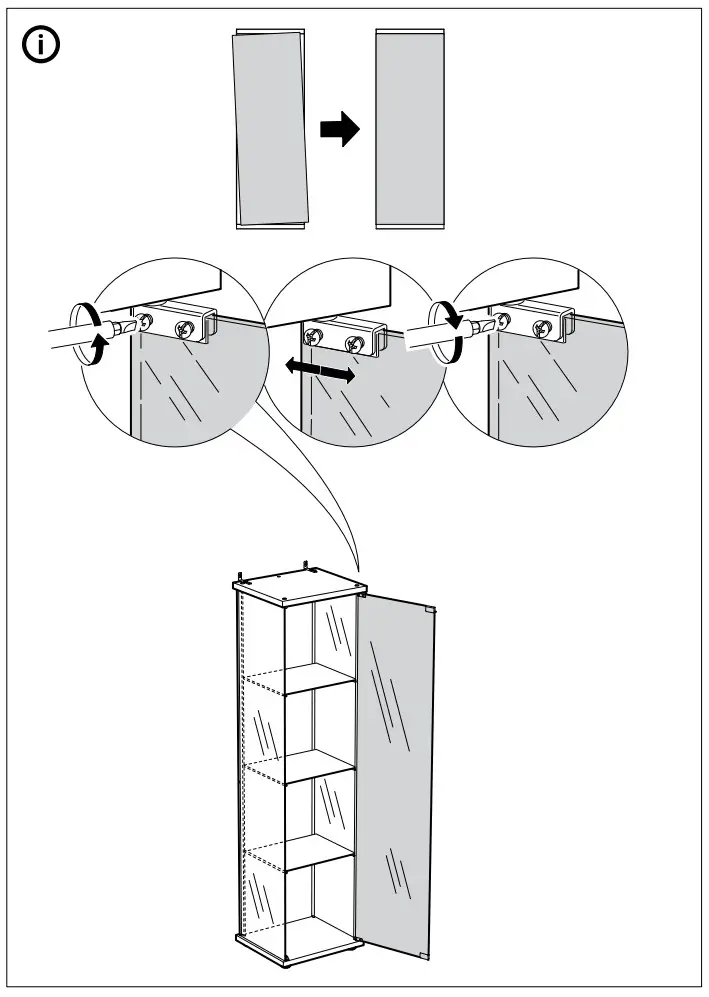 IKEA DETOLF Glass Door Cabinet - fig 24