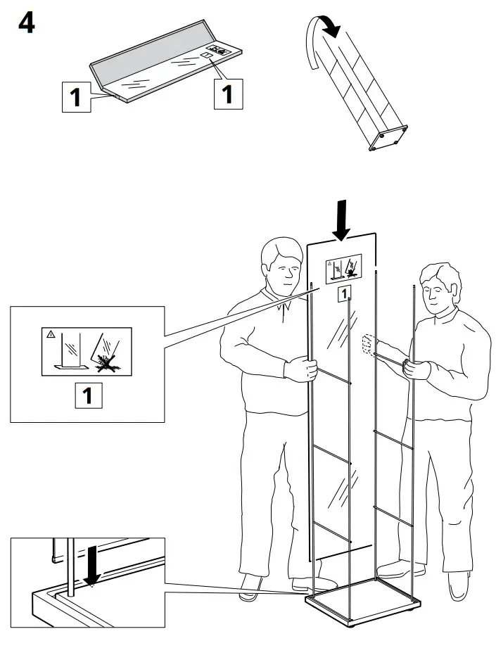 IKEA DETOLF Glass Door Cabinet - fig 6