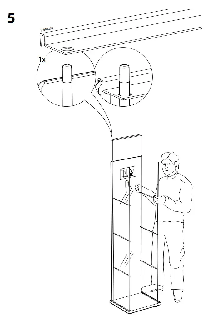IKEA DETOLF Glass Door Cabinet - fig 7