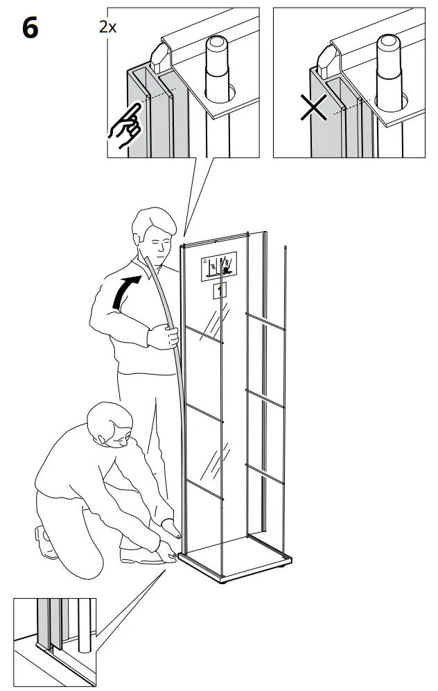 IKEA DETOLF Glass Door Cabinet - fig 8