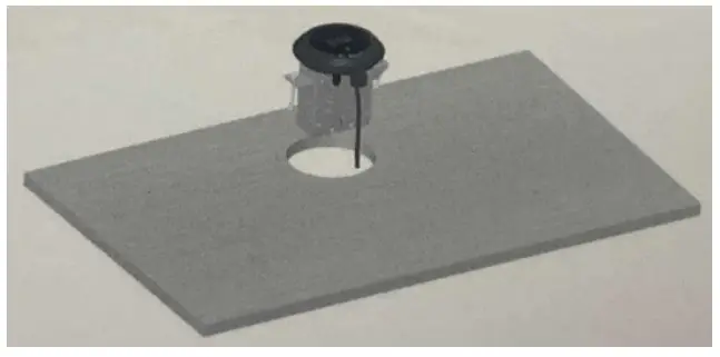 infobit iBox TP AV Table Multimedia Socket - clamps