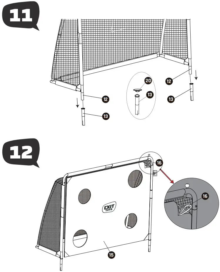 EXIT TOYS MSP 310 V01 EXIT Coppa Soccer Goal - Figure 6